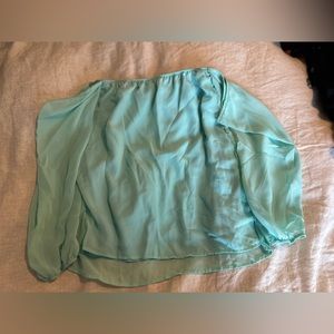 Aqua off the shoulder top